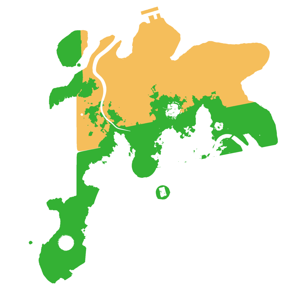 Biome Rust Map: Procedural Map, Size: 3500, Seed: 1647180047