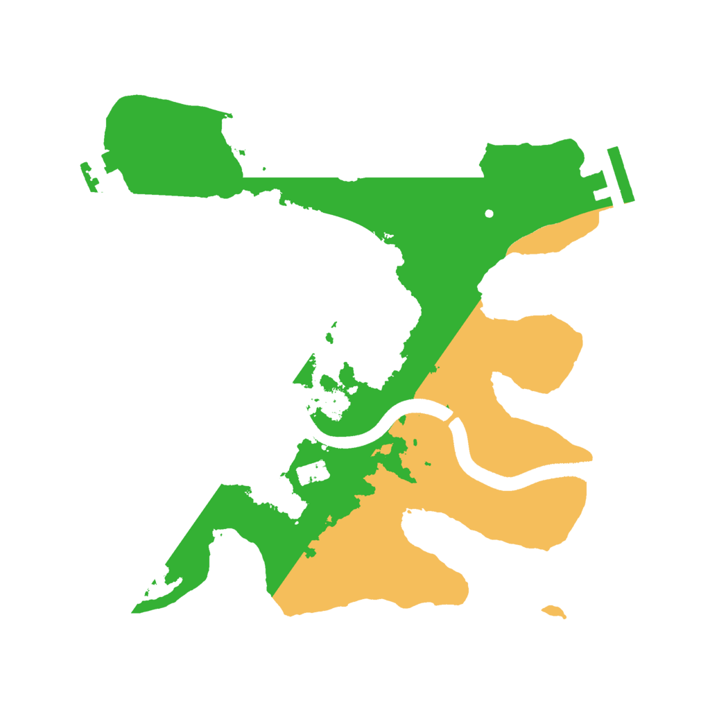 Biome Rust Map: Procedural Map, Size: 2500, Seed: 1313014347