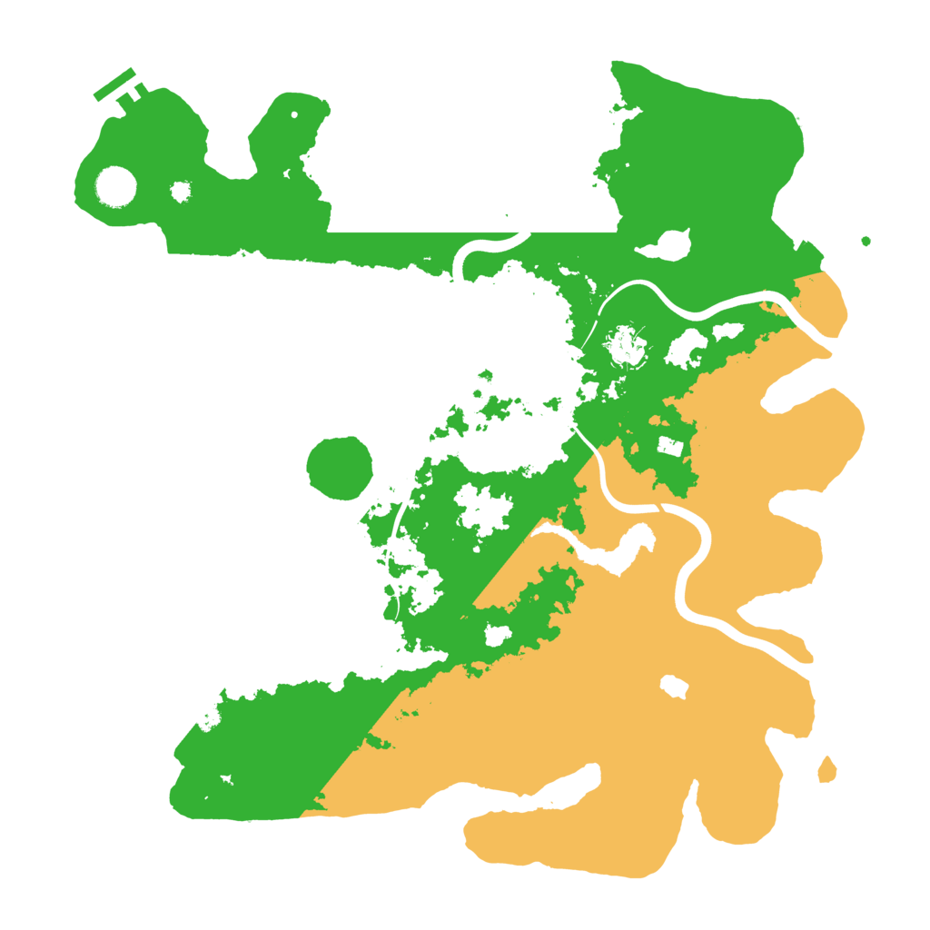 Biome Rust Map: Procedural Map, Size: 4000, Seed: 133855145