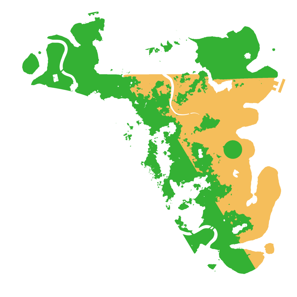 Biome Rust Map: Procedural Map, Size: 4250, Seed: 195565467