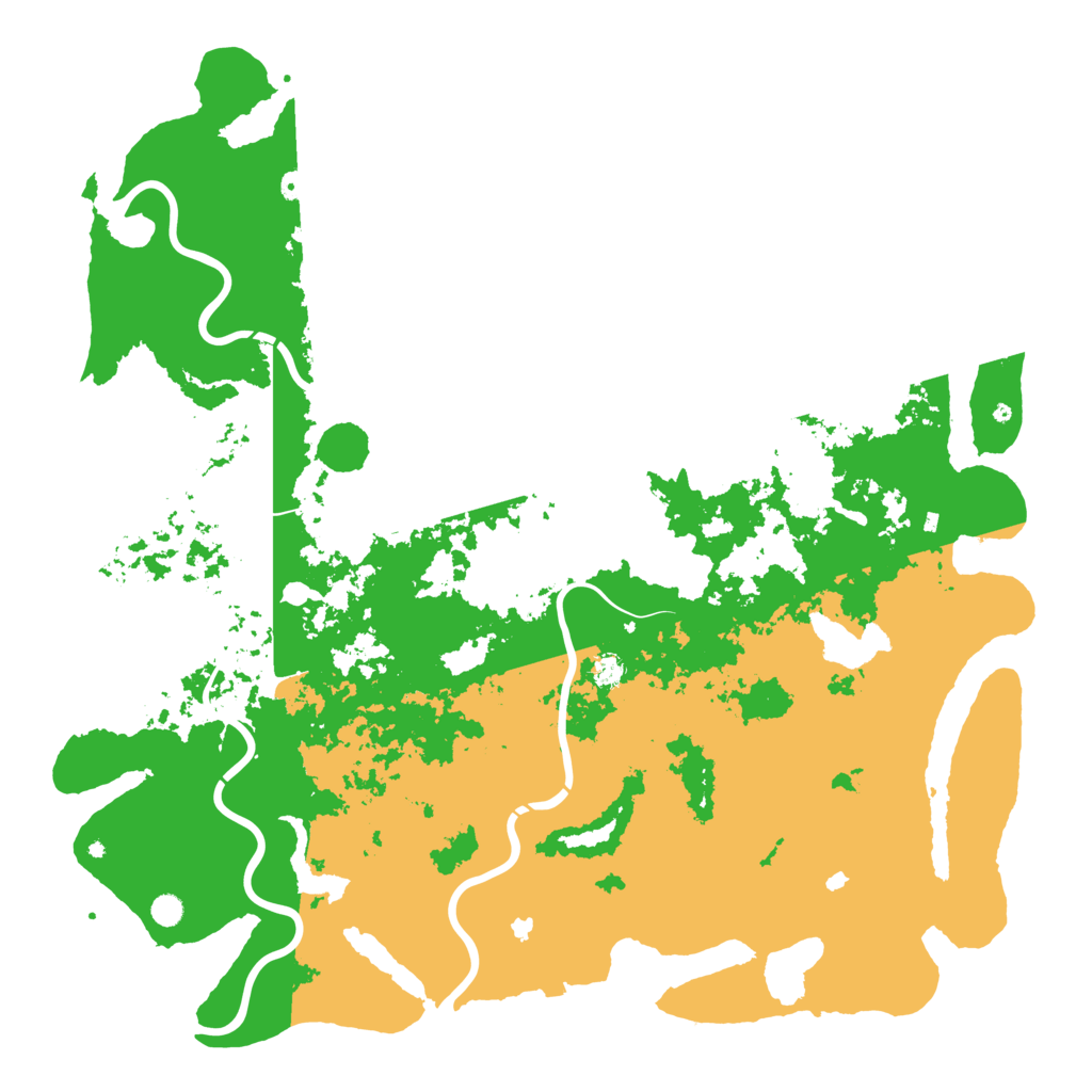 Biome Rust Map: Procedural Map, Size: 6000, Seed: 131737386