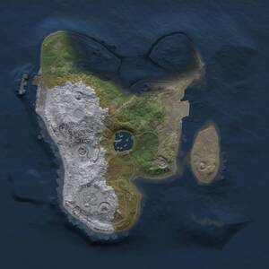 Thumbnail Rust Map: Procedural Map, Size: 2000, Seed: 4231579, 5 Monuments
