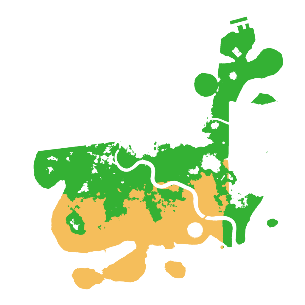 Biome Rust Map: Procedural Map, Size: 3500, Seed: 654332