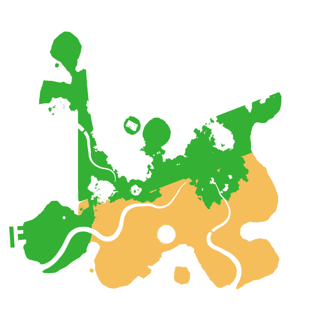 Biome Rust Map: Procedural Map, Size: 3000, Seed: 6444121