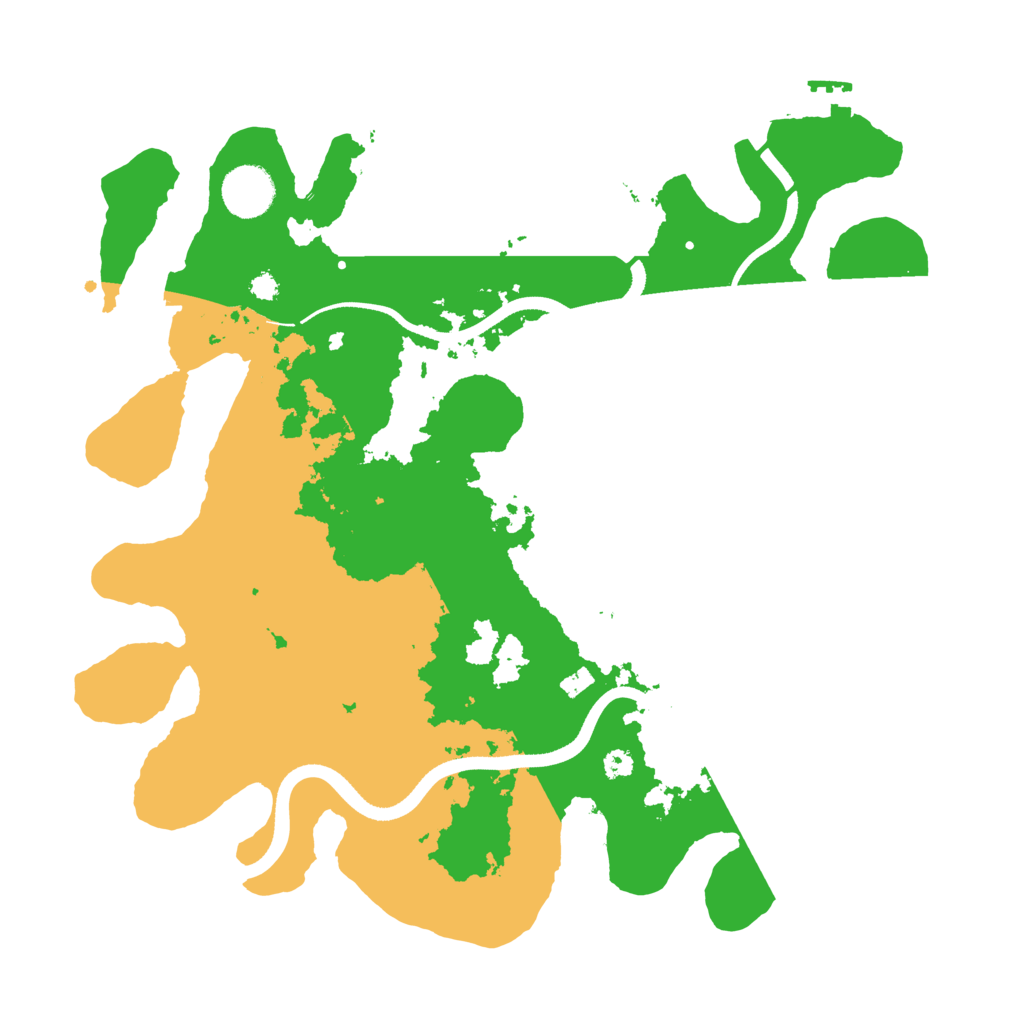 Biome Rust Map: Procedural Map, Size: 3500, Seed: 286099323