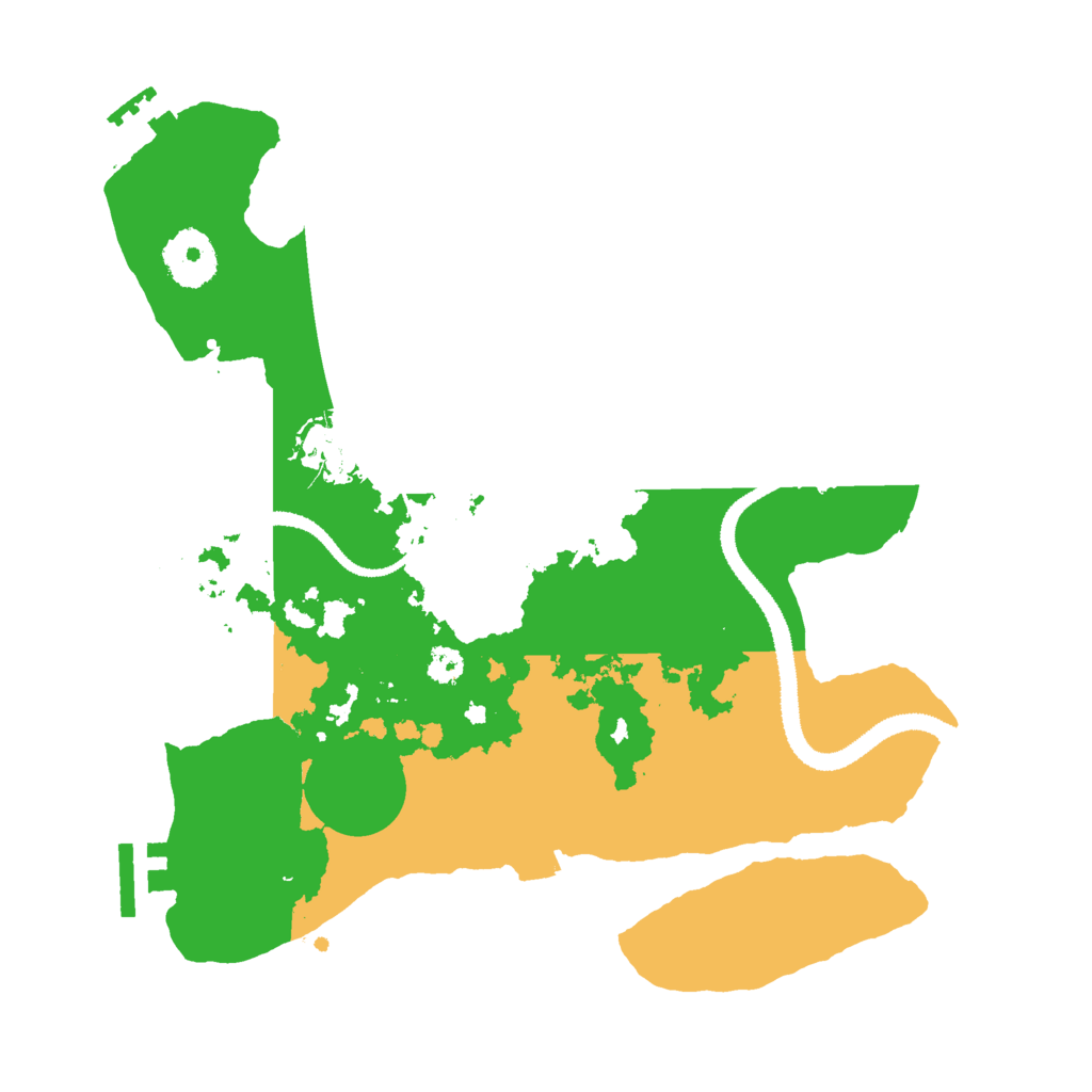 Biome Rust Map: Procedural Map, Size: 3000, Seed: 1010101010