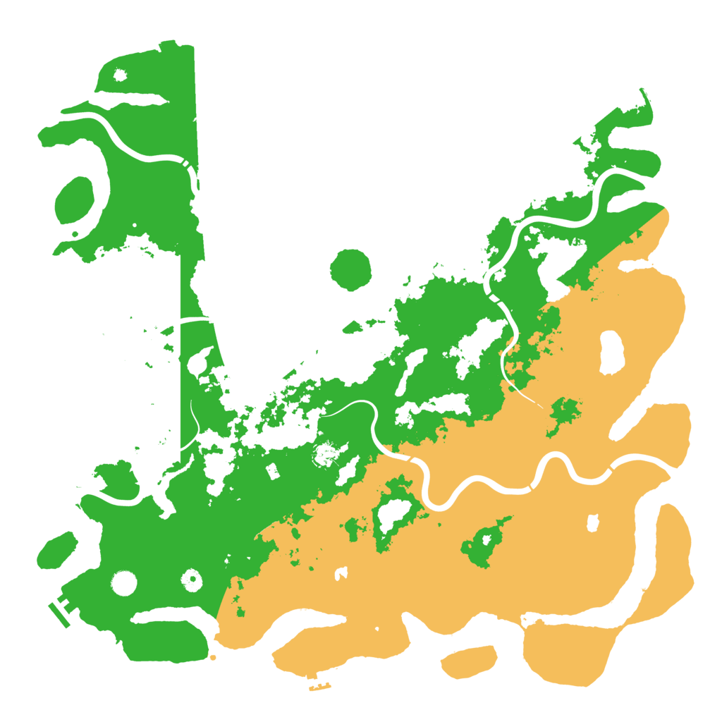 Biome Rust Map: Procedural Map, Size: 5000, Seed: 2079004932