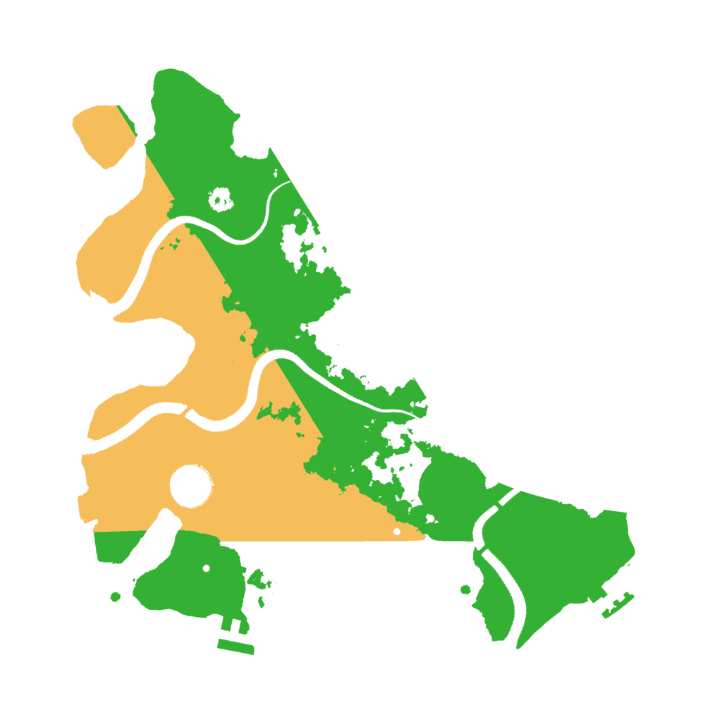 Biome Rust Map: Procedural Map, Size: 3000, Seed: 55564