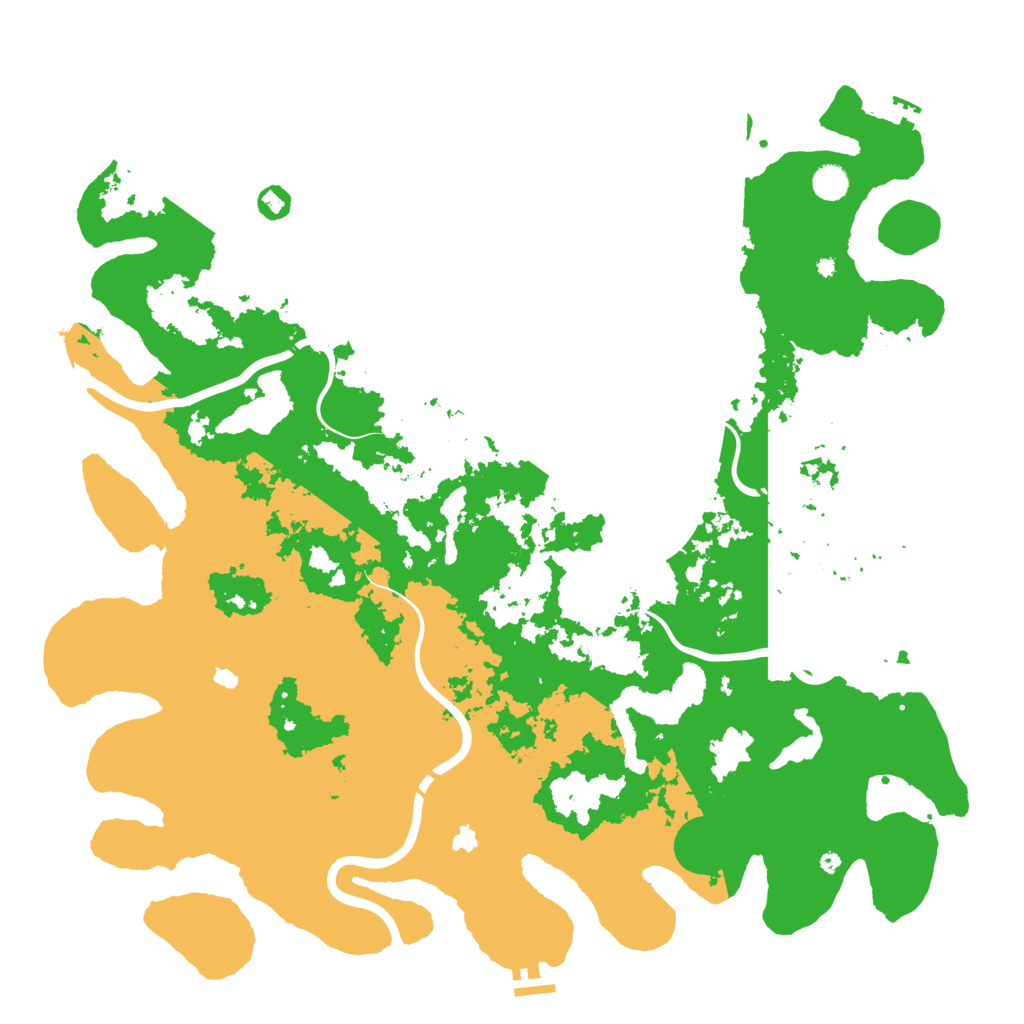 Biome Rust Map: Procedural Map, Size: 5000, Seed: 478013487