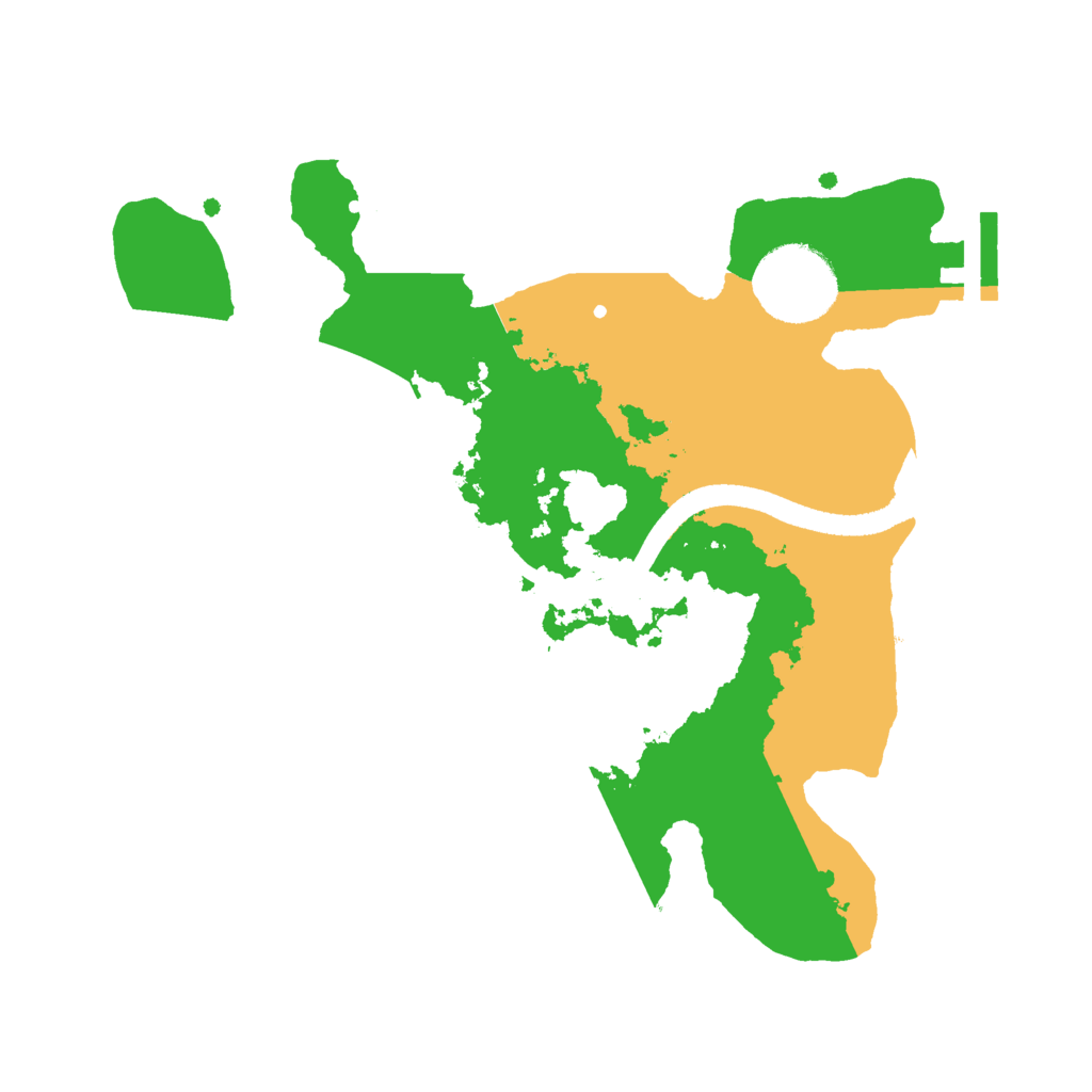 Biome Rust Map: Procedural Map, Size: 2500, Seed: 1243763919