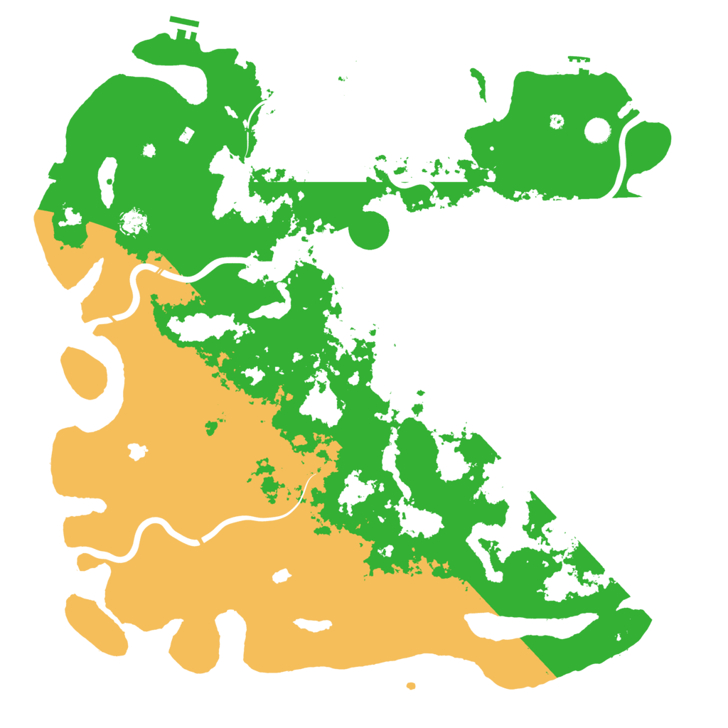 Biome Rust Map: Procedural Map, Size: 5000, Seed: 1444267016