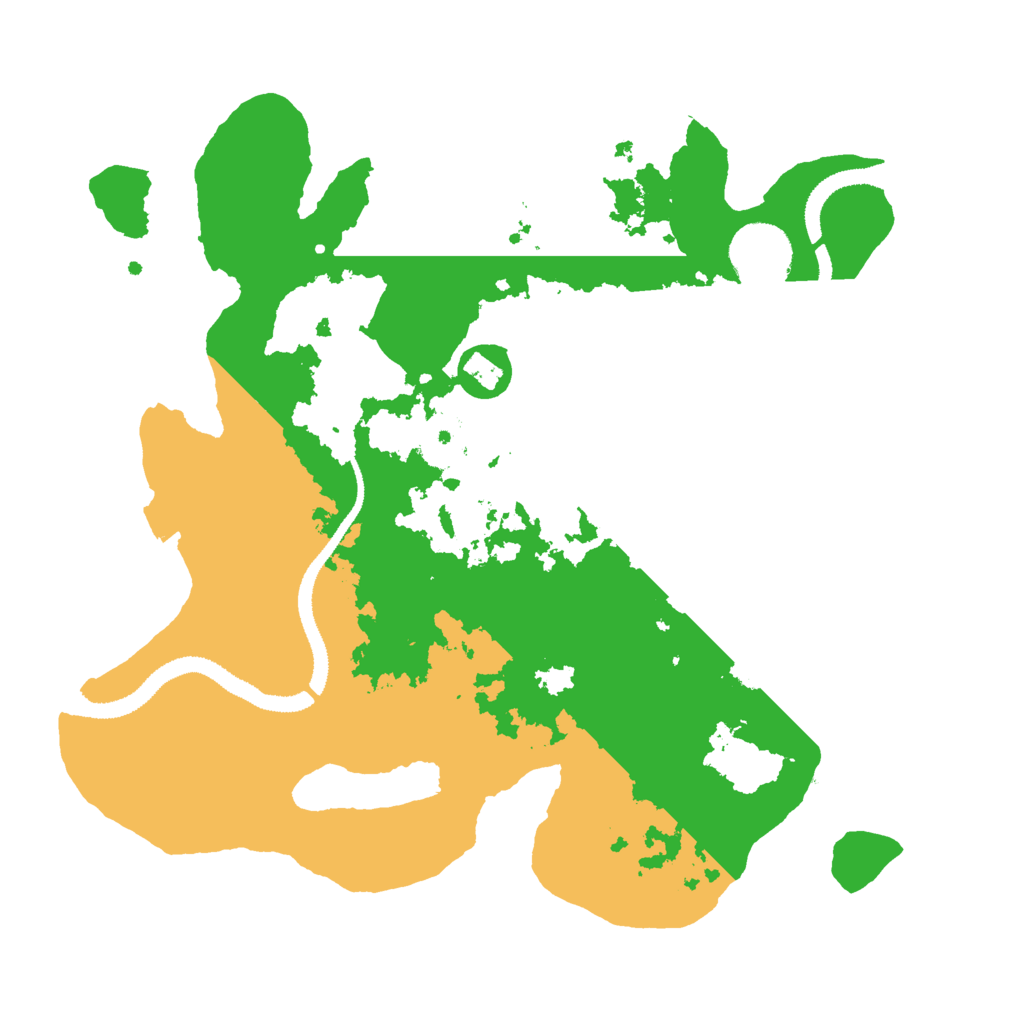 Biome Rust Map: Procedural Map, Size: 3000, Seed: 946378592