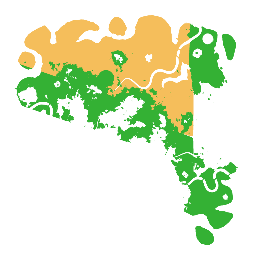 Biome Rust Map: Procedural Map, Size: 4250, Seed: 15085