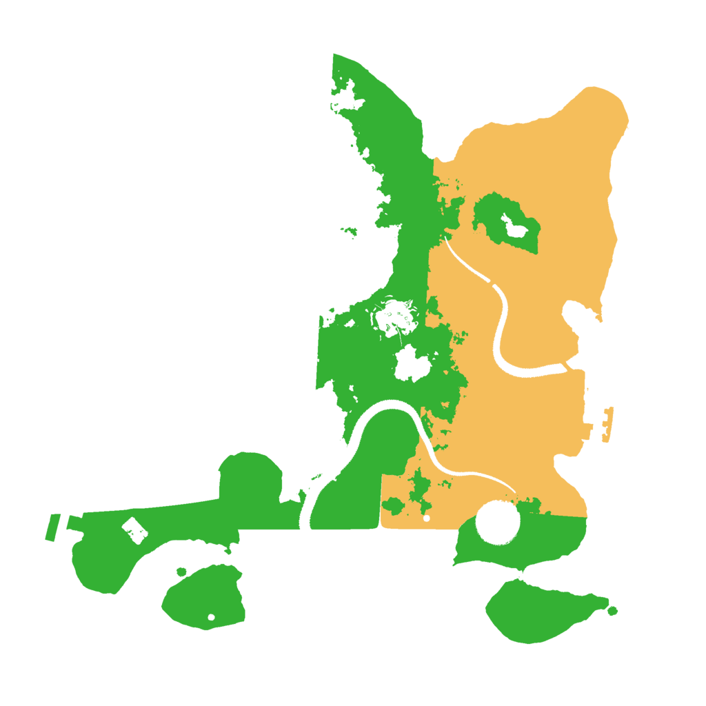 Biome Rust Map: Procedural Map, Size: 3000, Seed: 83328