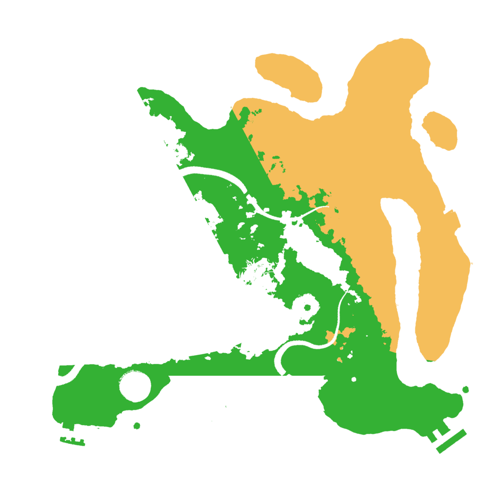 Biome Rust Map: Procedural Map, Size: 3000, Seed: 482917