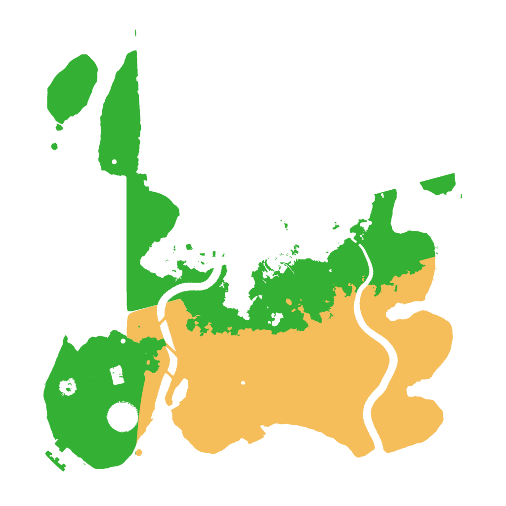 Biome Rust Map: Procedural Map, Size: 3000, Seed: 24114