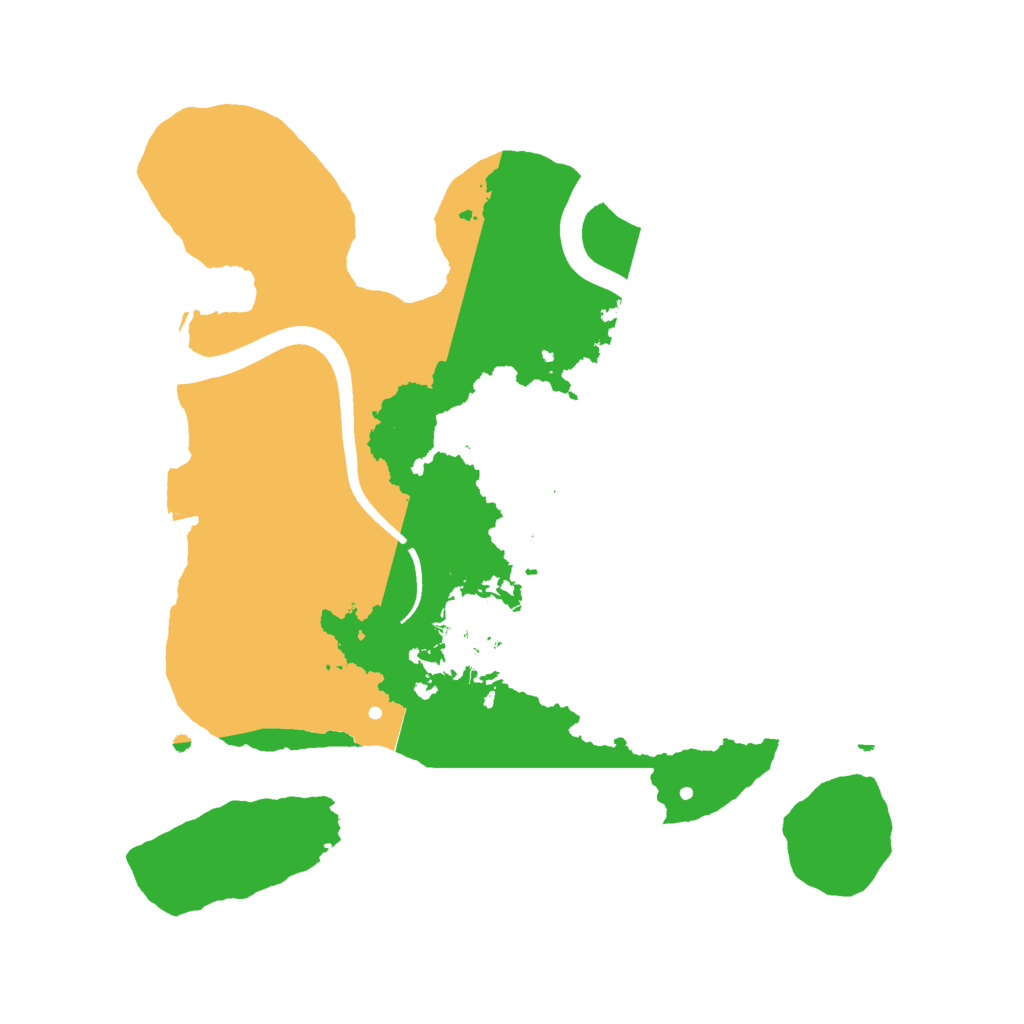 Biome Rust Map: Procedural Map, Size: 2300, Seed: 1700311304