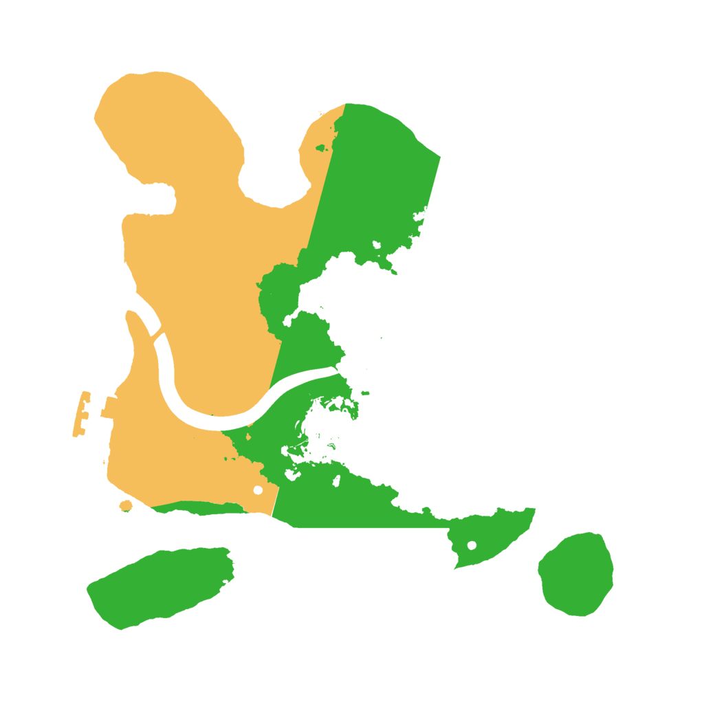 Biome Rust Map: Procedural Map, Size: 2300, Seed: 1700311304