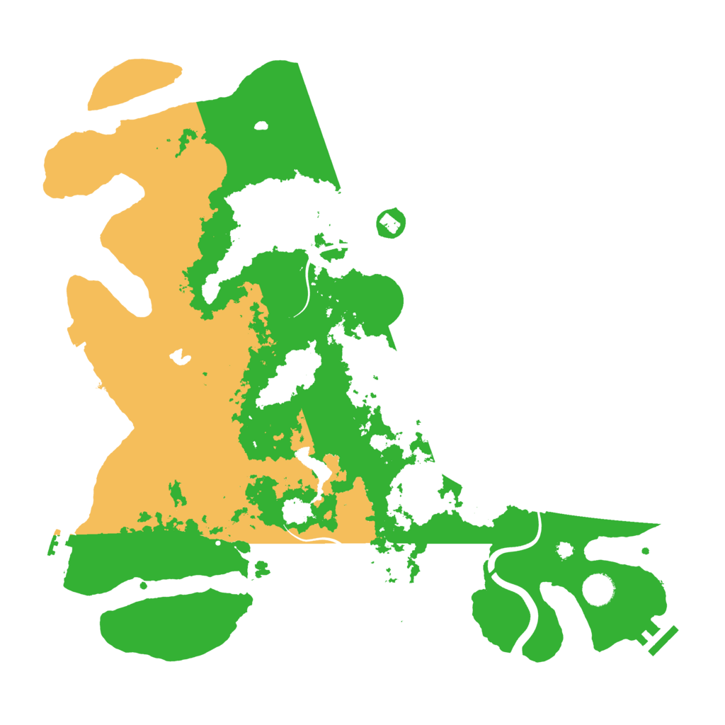 Biome Rust Map: Procedural Map, Size: 4000, Seed: 1629596526