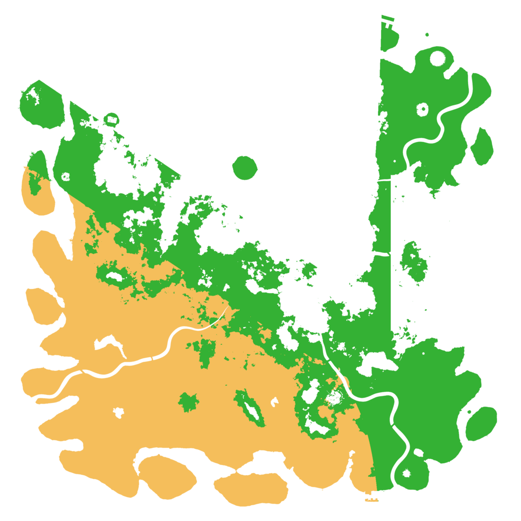 Biome Rust Map: Procedural Map, Size: 6000, Seed: 1956908662