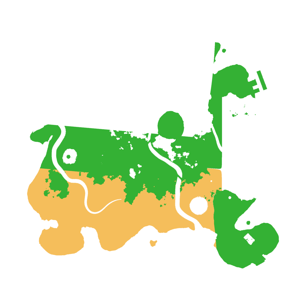 Biome Rust Map: Procedural Map, Size: 3000, Seed: 13756
