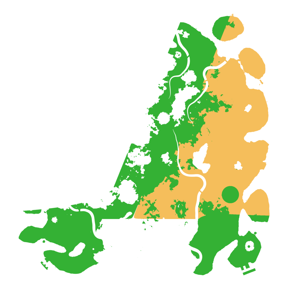 Biome Rust Map: Procedural Map, Size: 4500, Seed: 557099714