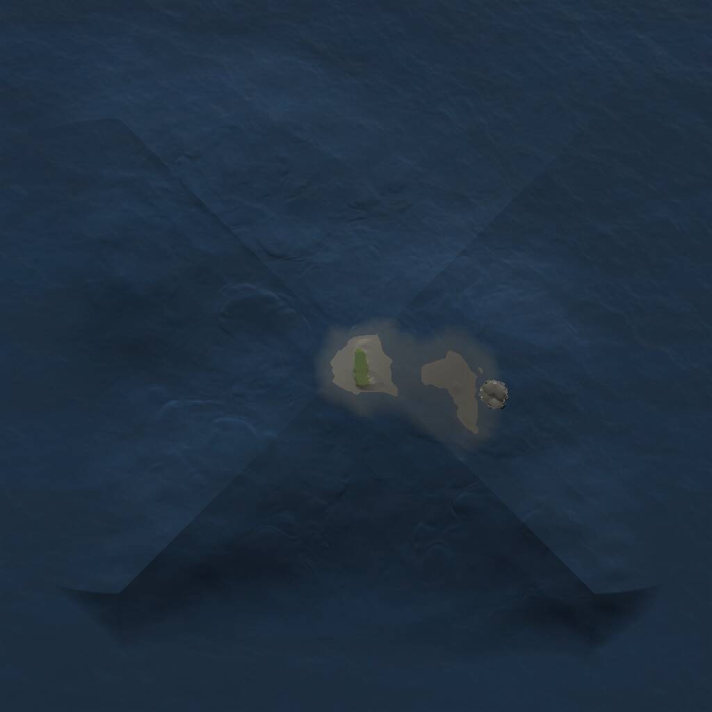 Rust Map: Procedural Map, Size: 1000, Seed: 1703935142, 1 Monuments