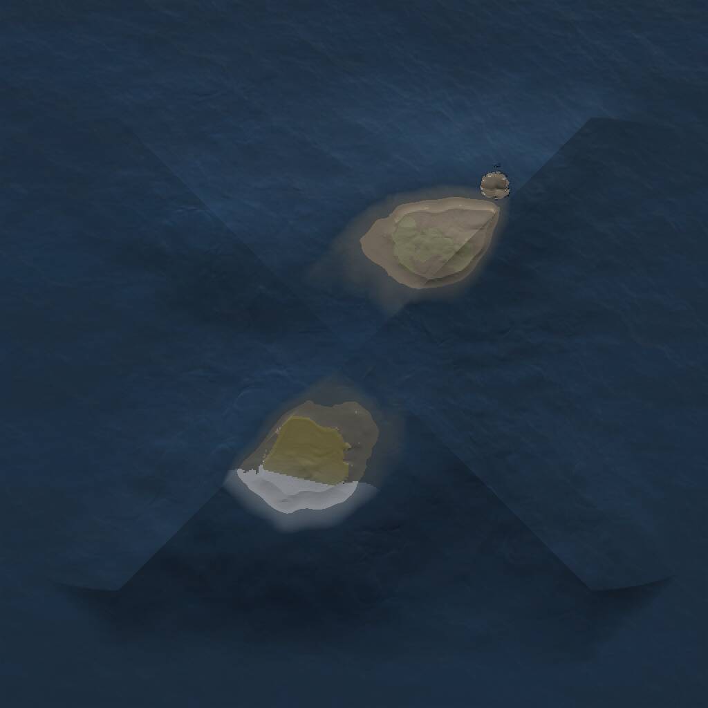 Rust Map: Procedural Map, Size: 1000, Seed: 565056977, 1 Monuments
