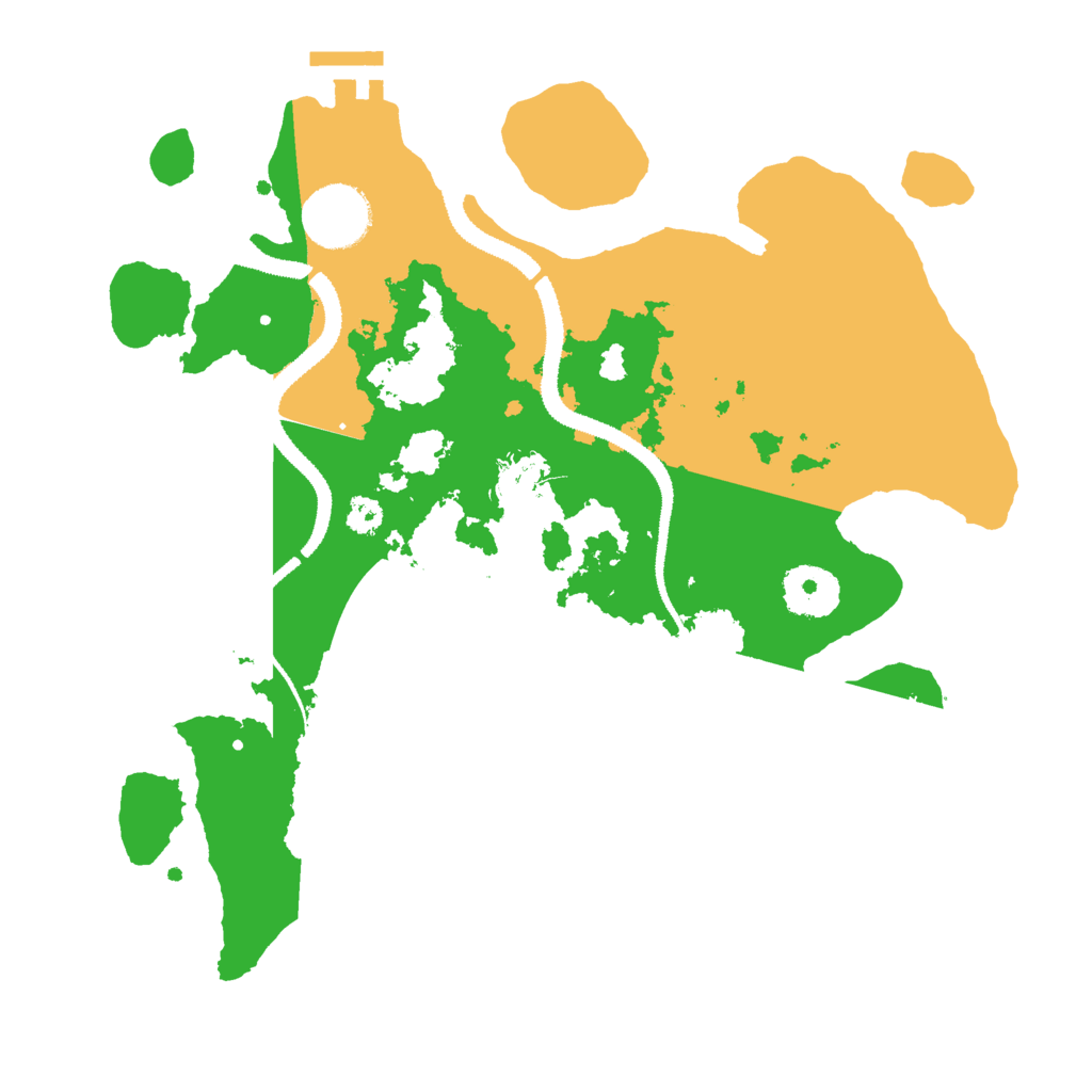Biome Rust Map: Procedural Map, Size: 3000, Seed: 2032365631