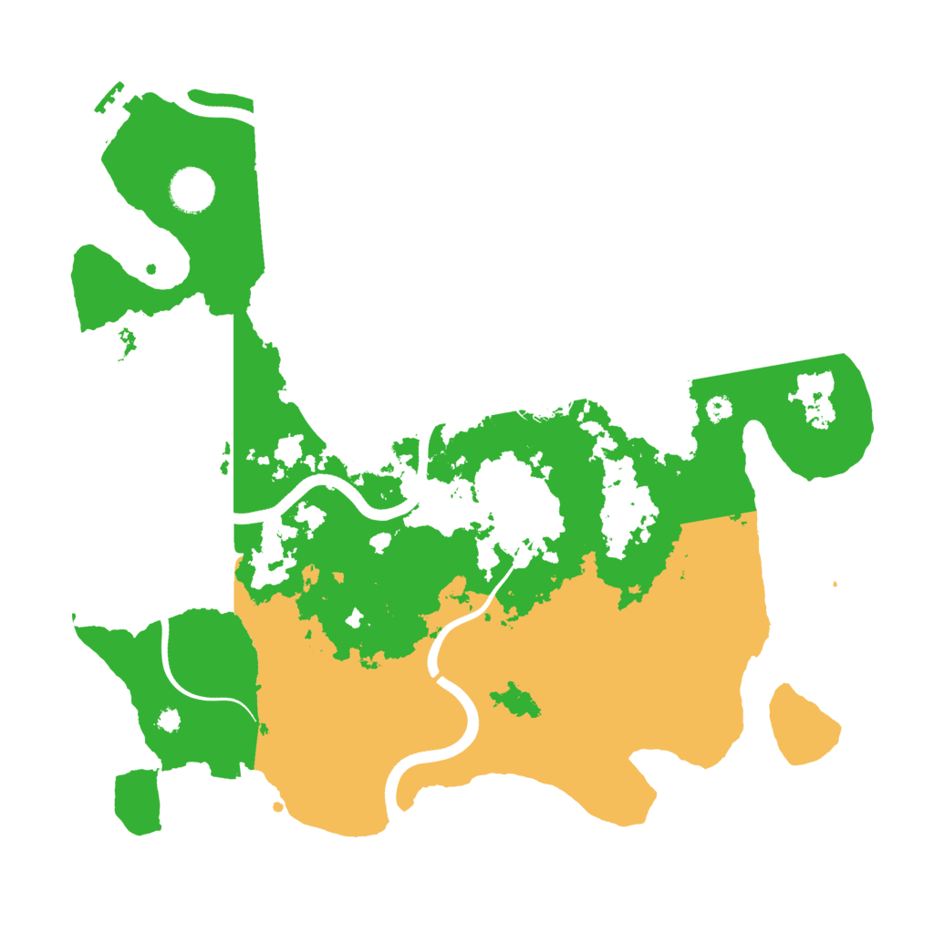 Biome Rust Map: Procedural Map, Size: 3650, Seed: 74538595