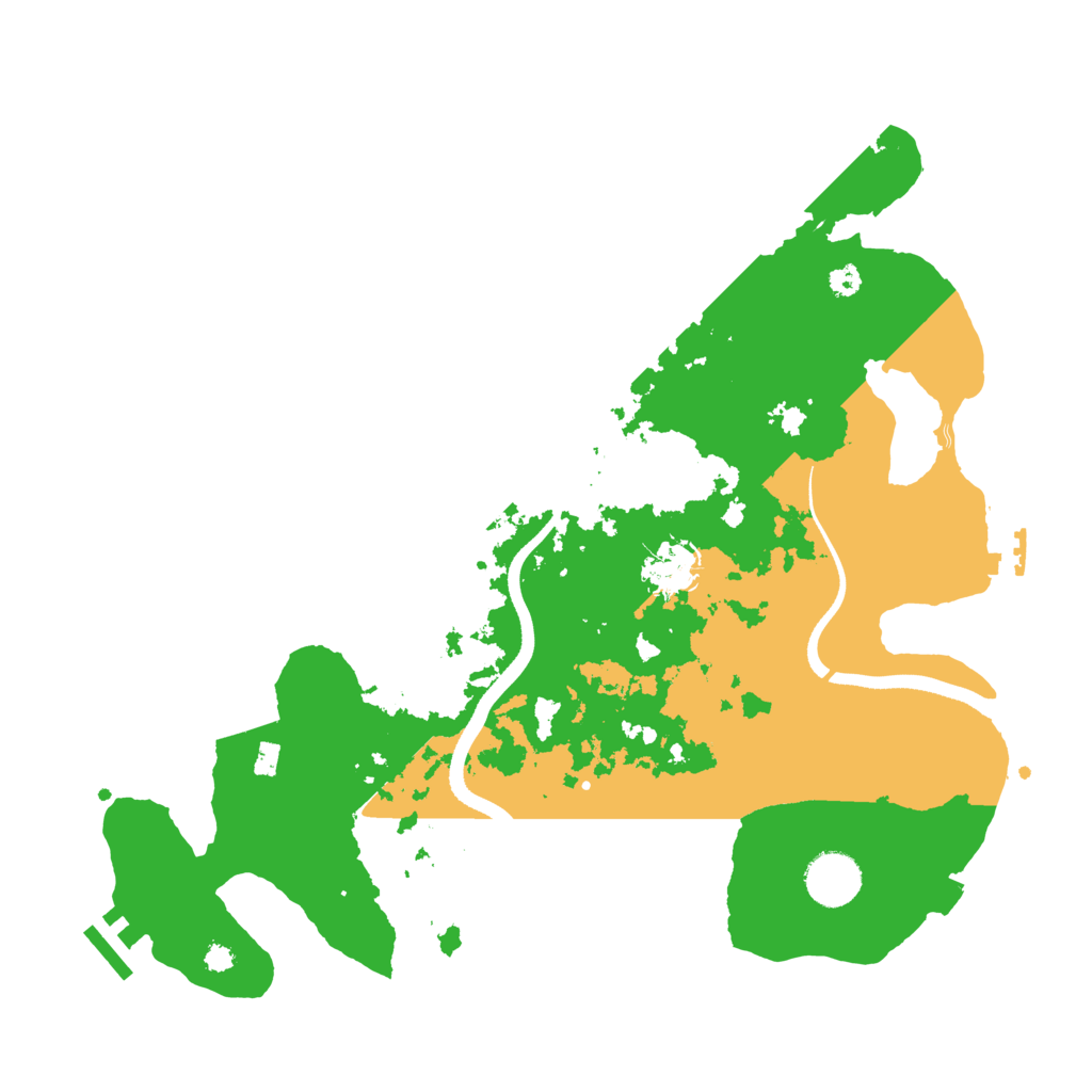Biome Rust Map: Procedural Map, Size: 3500, Seed: 5535959