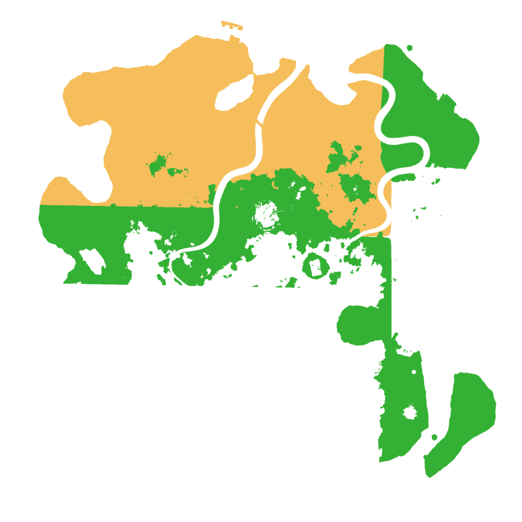 Biome Rust Map: Procedural Map, Size: 3500, Seed: 1754867843
