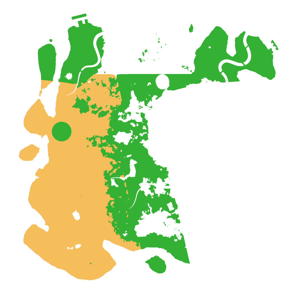 Biome Rust Map: Procedural Map, Size: 4000, Seed: 792280535