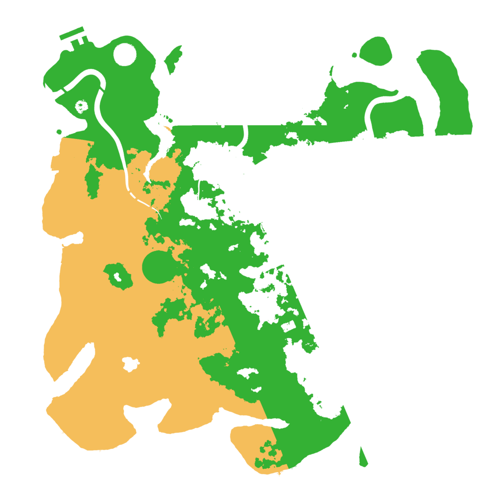 Biome Rust Map: Procedural Map, Size: 4000, Seed: 1161722576