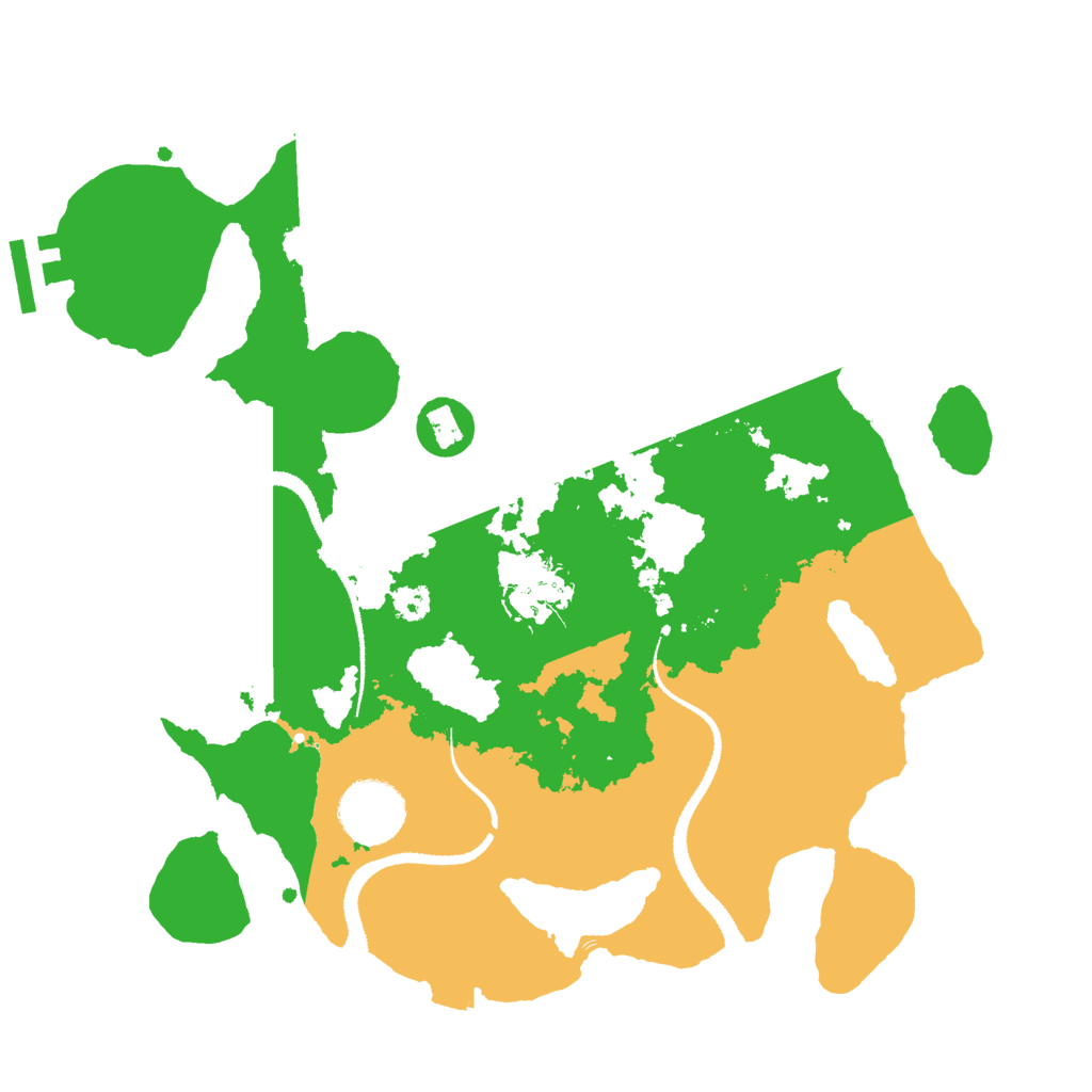 Biome Rust Map: Procedural Map, Size: 3000, Seed: 27213