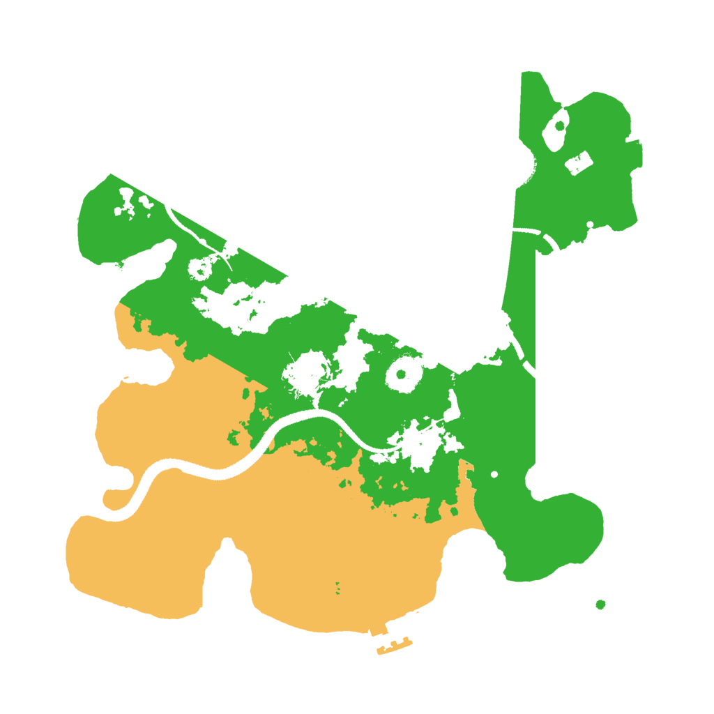 Biome Rust Map: Procedural Map, Size: 3000, Seed: 727437314