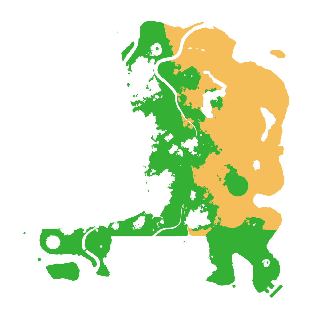 Biome Rust Map: Procedural Map, Size: 4000, Seed: 138337042