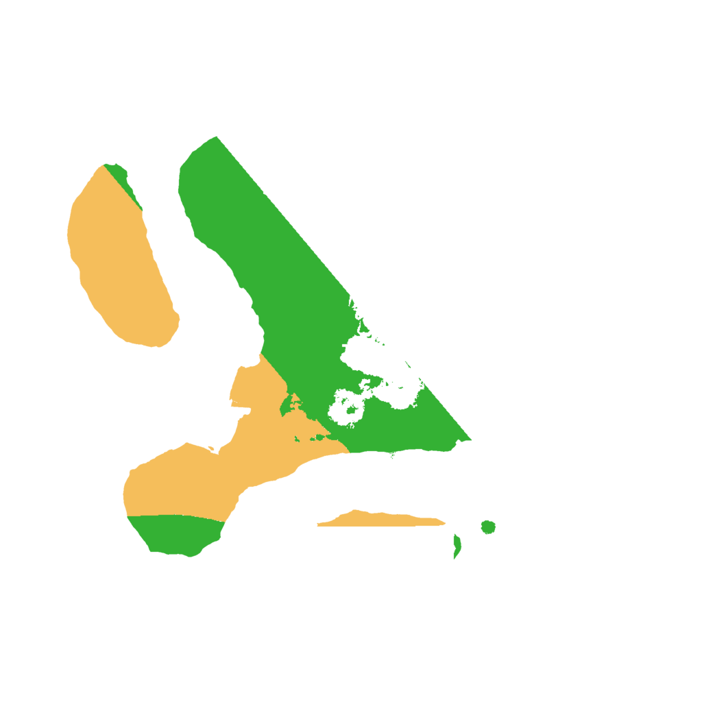 Biome Rust Map: Procedural Map, Size: 2000, Seed: 423412