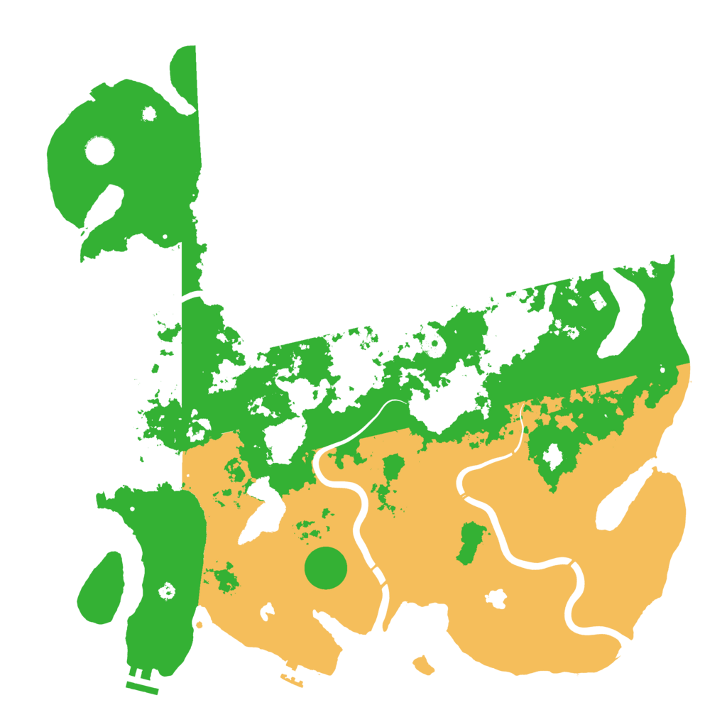 Biome Rust Map: Procedural Map, Size: 4500, Seed: 67469240