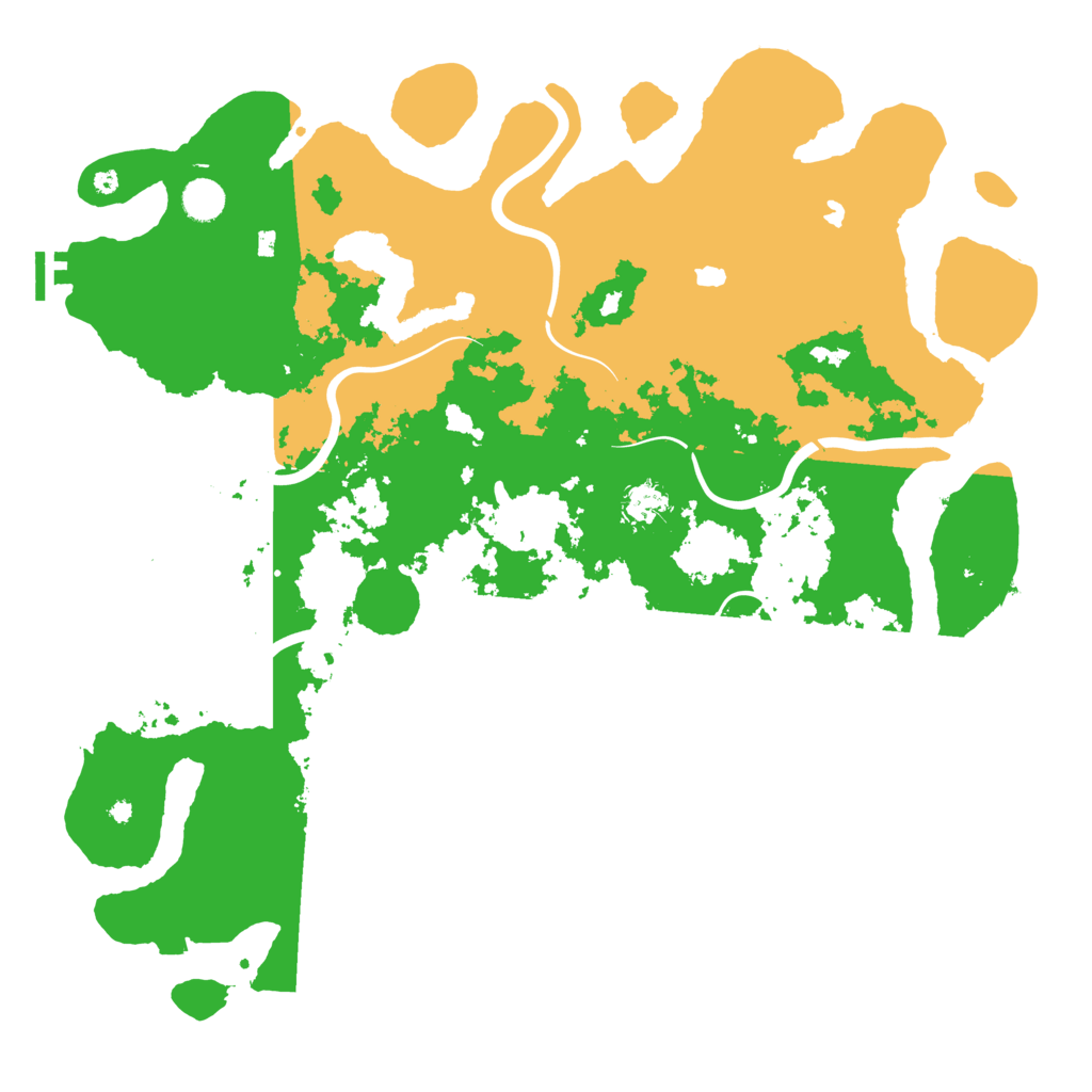 Biome Rust Map: Procedural Map, Size: 4500, Seed: 67893452