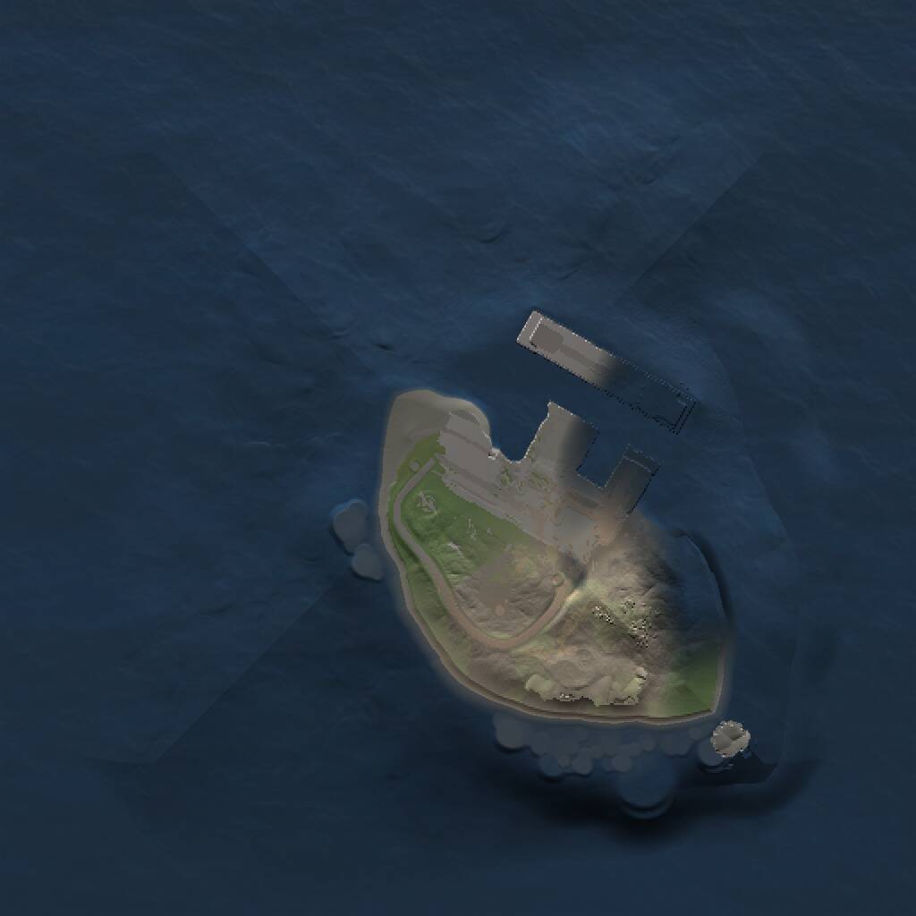 Rust Map: Procedural Map, Size: 1000, Seed: 19463725, 2 Monuments