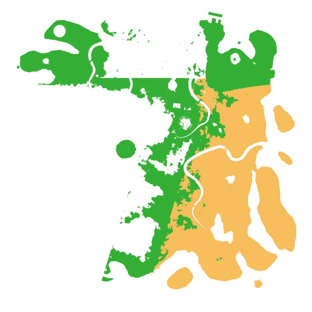 Biome Rust Map: Procedural Map, Size: 4500, Seed: 946492408