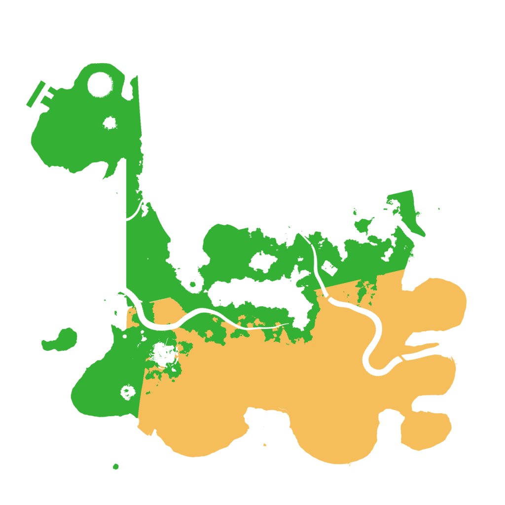 Biome Rust Map: Procedural Map, Size: 3550, Seed: 2104687778