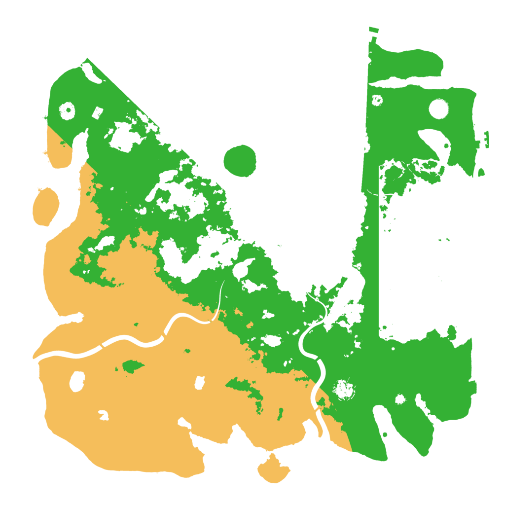Biome Rust Map: Procedural Map, Size: 4500, Seed: 424652142