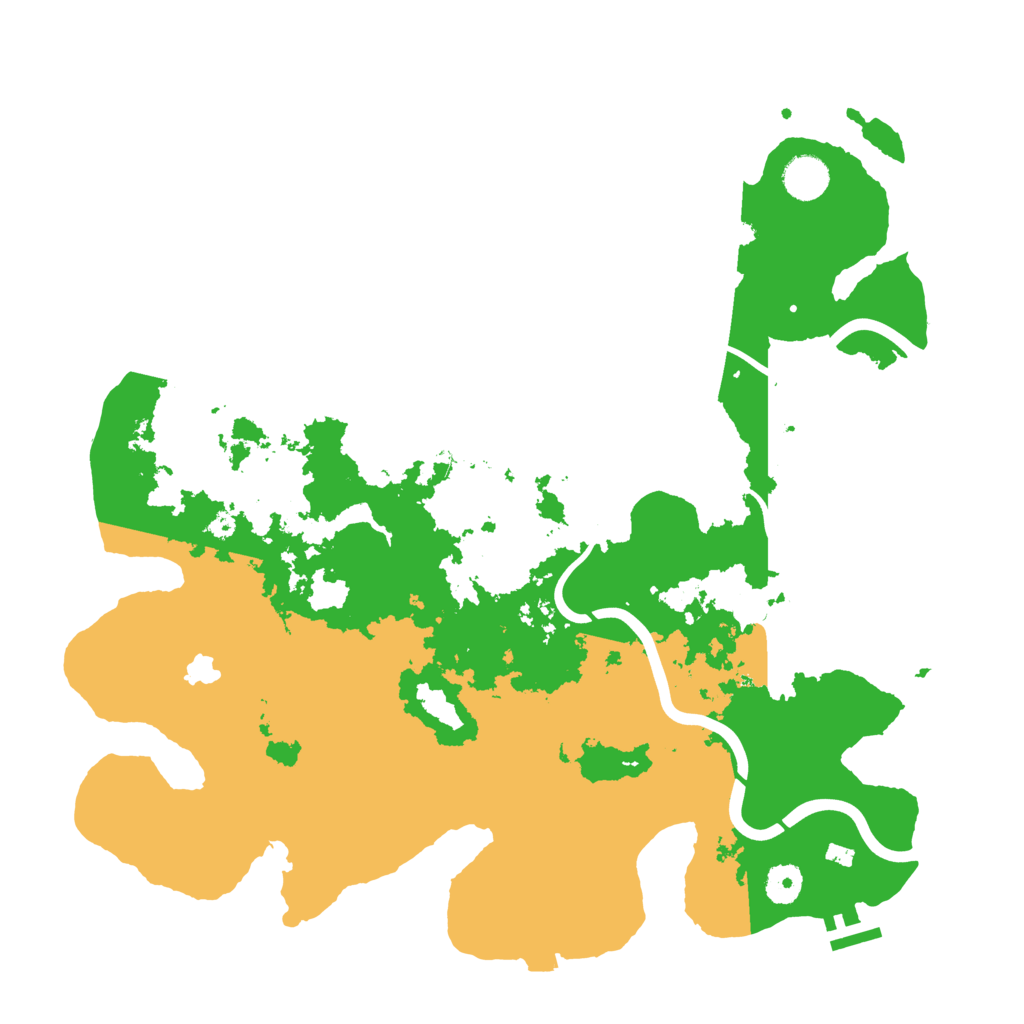 Biome Rust Map: Procedural Map, Size: 4000, Seed: 1357912