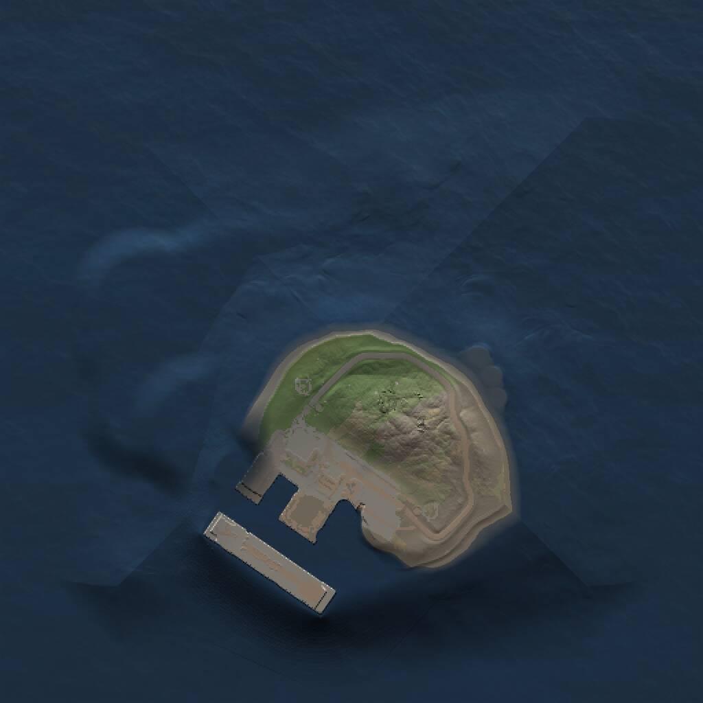 Rust Map: Procedural Map, Size: 1000, Seed: 586535469, 2 Monuments