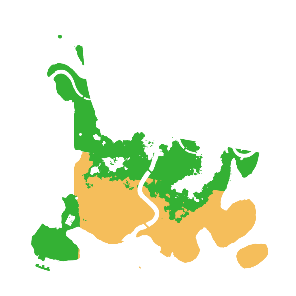 Biome Rust Map: Procedural Map, Size: 3000, Seed: 6322
