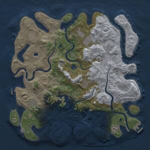 Thumbnail Rust Map: Procedural Map, Size: 4250, Seed: 311547729, 16 Monuments