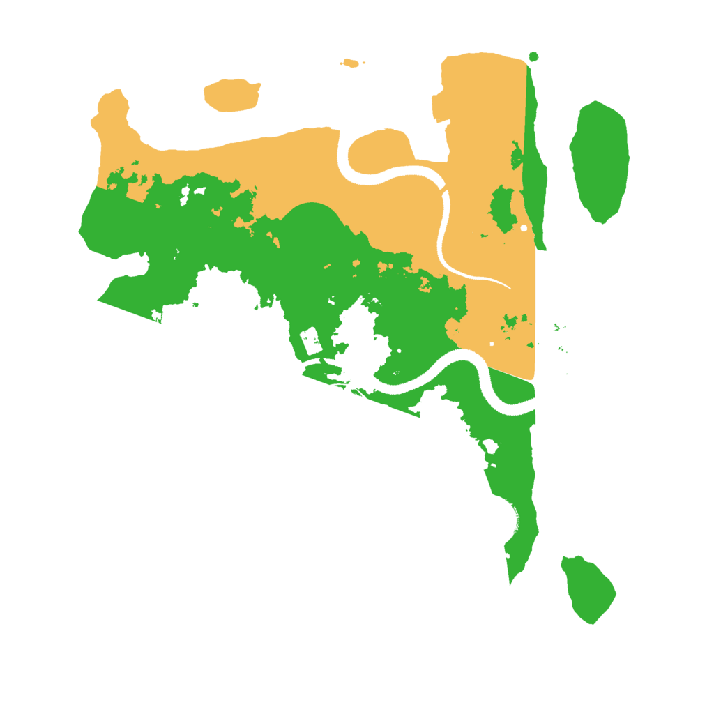 Biome Rust Map: Procedural Map, Size: 3000, Seed: 32188