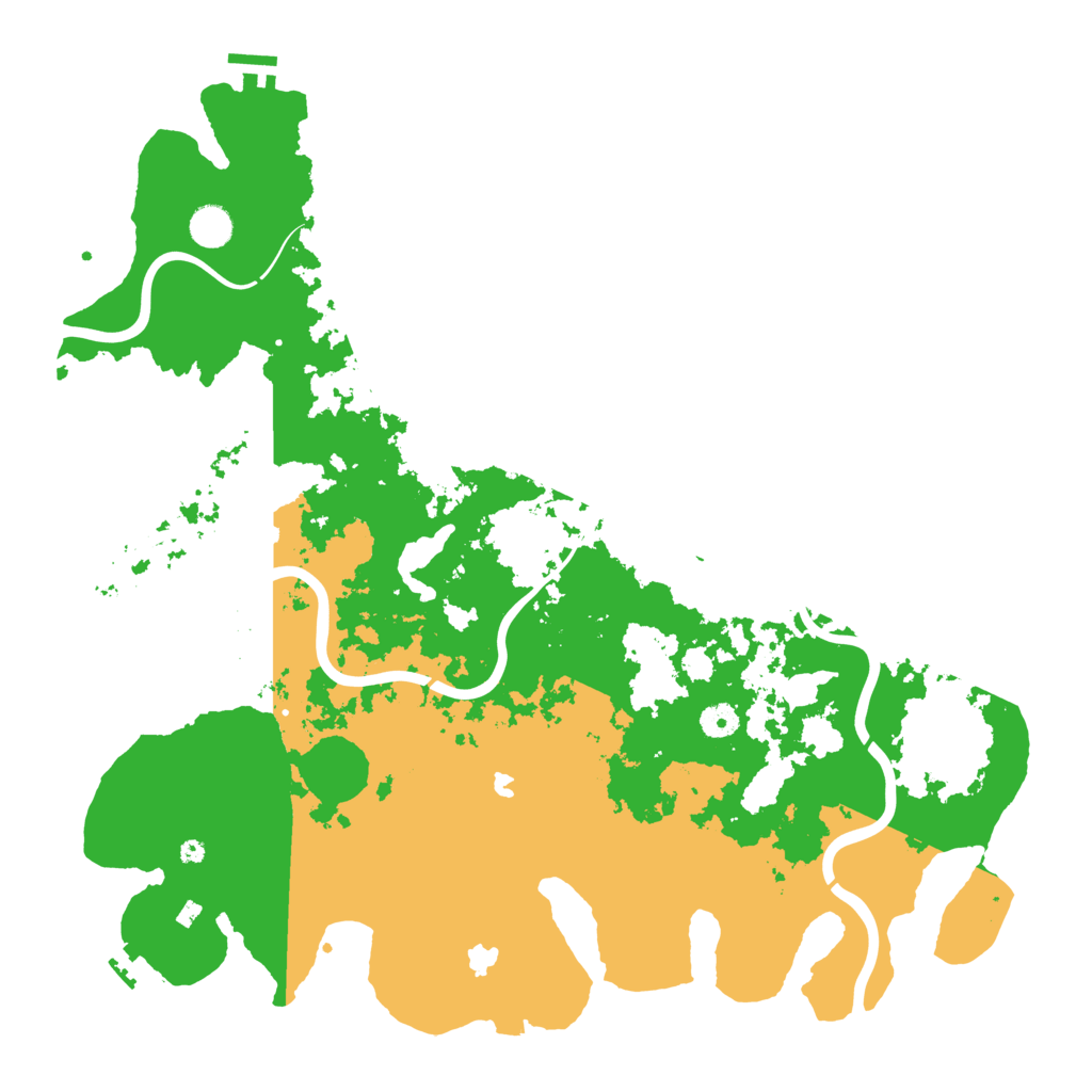 Biome Rust Map: Procedural Map, Size: 4500, Seed: 47922